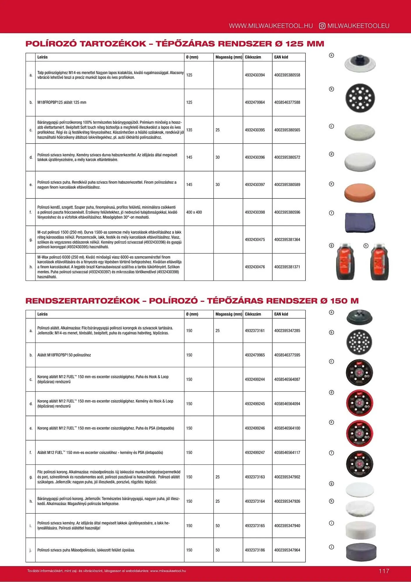 Katalógus Milwaukee akciós újság szeptember 16.-tól december 31.-ig 2026. - Oldal 117