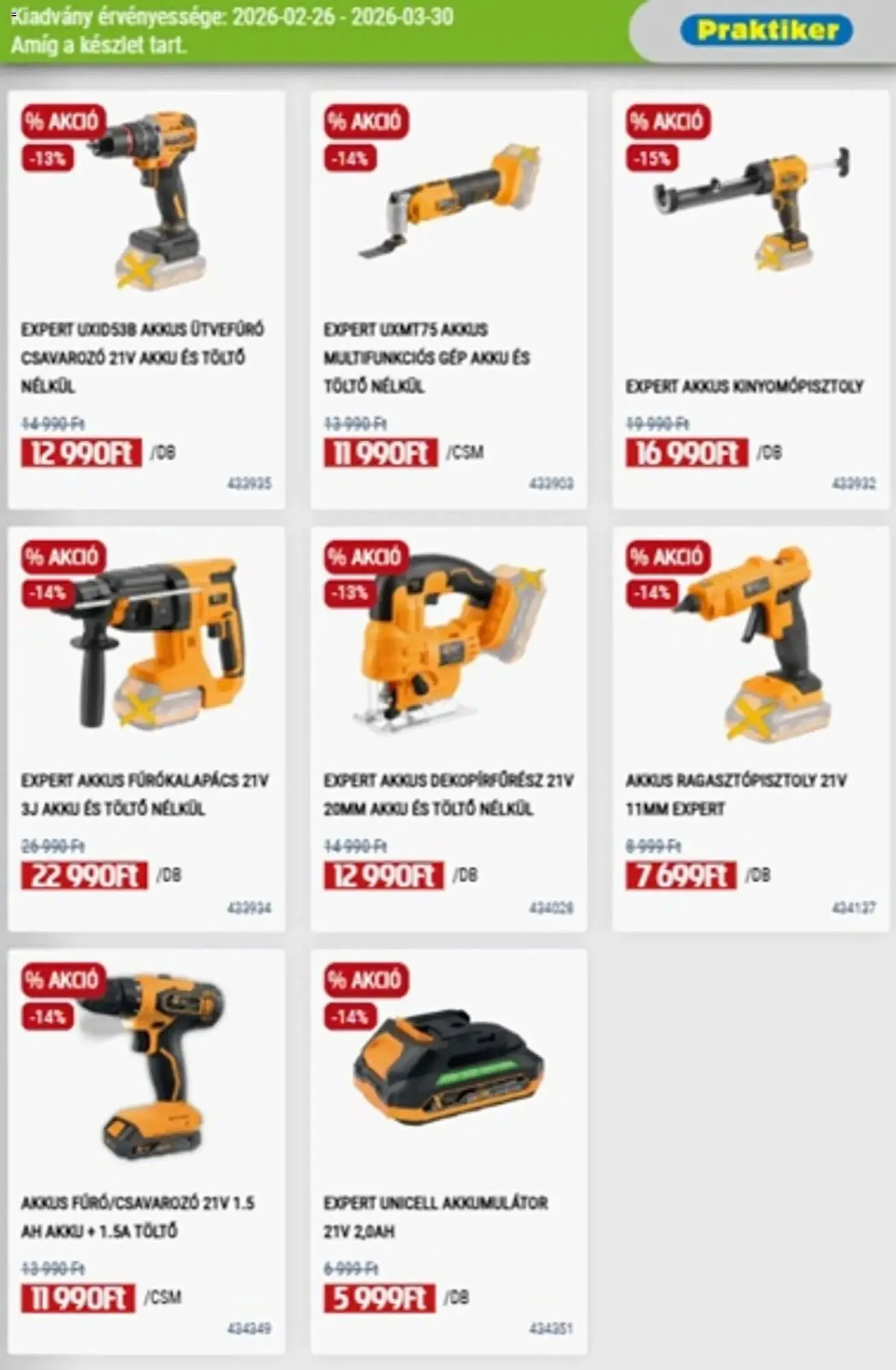 Katalógus Praktiker akciós újság február 26.-tól március 30.-ig 2026. - Oldal 21