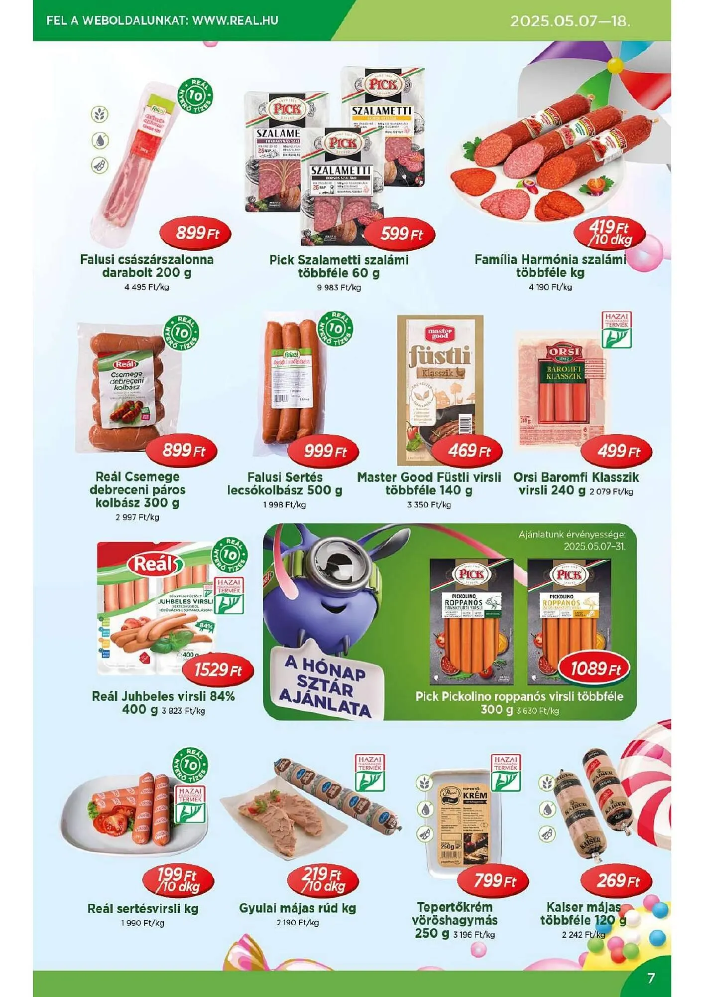Katalógus Real akciós újság május 7.-tól május 18.-ig 2025. - Oldal 7