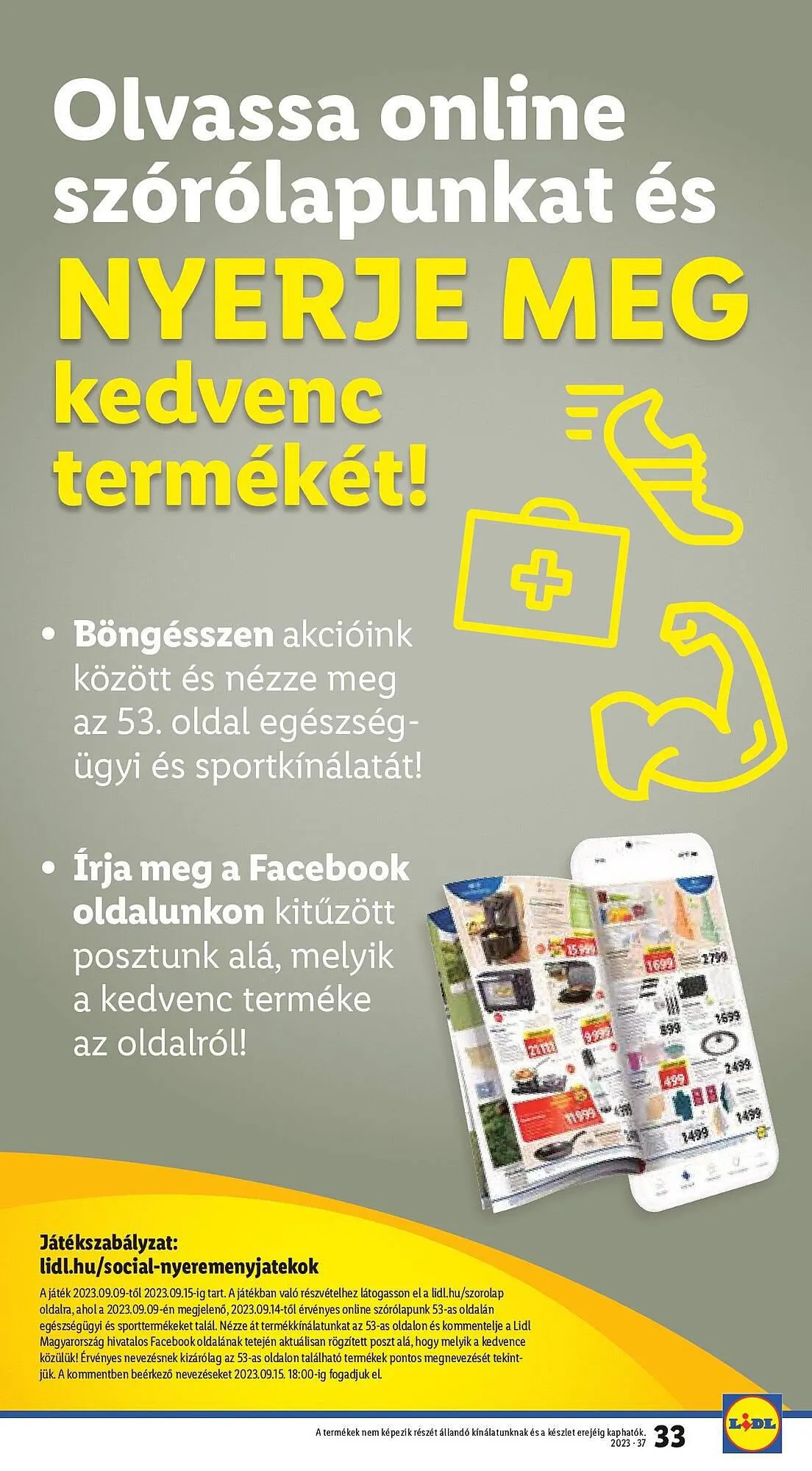 Katalógus Lidl akciós újság szeptember 14.-tól szeptember 20.-ig 2023. - Oldal 33