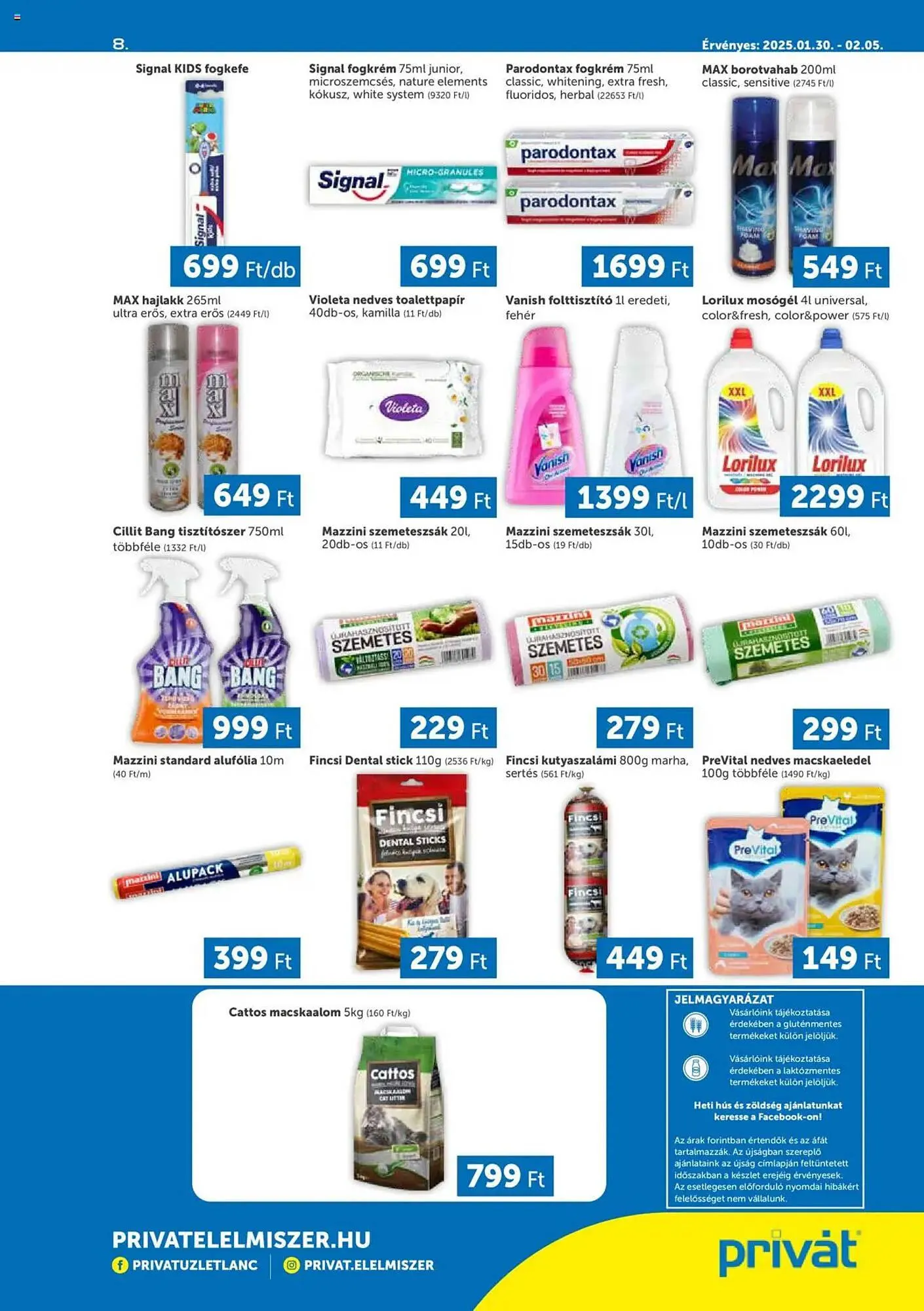 Katalógus PRIVÁT akciós újság január 30.-tól február 5.-ig 2025. - Oldal 8