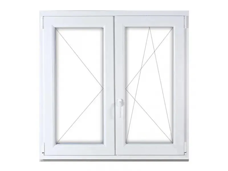 Műanyag ablak - 120x150 KFNY-BNY (jobb)