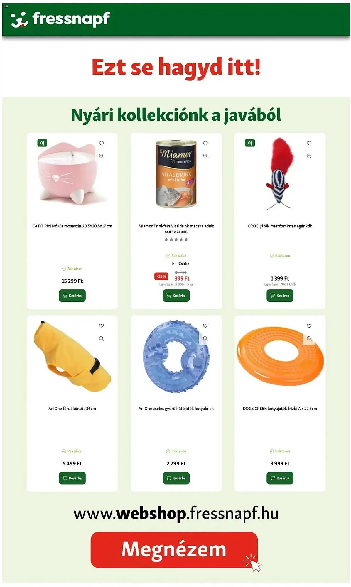 Katalógus Fressnapf akciós újság július 10.-tól július 31.-ig 2025. - Oldal 19