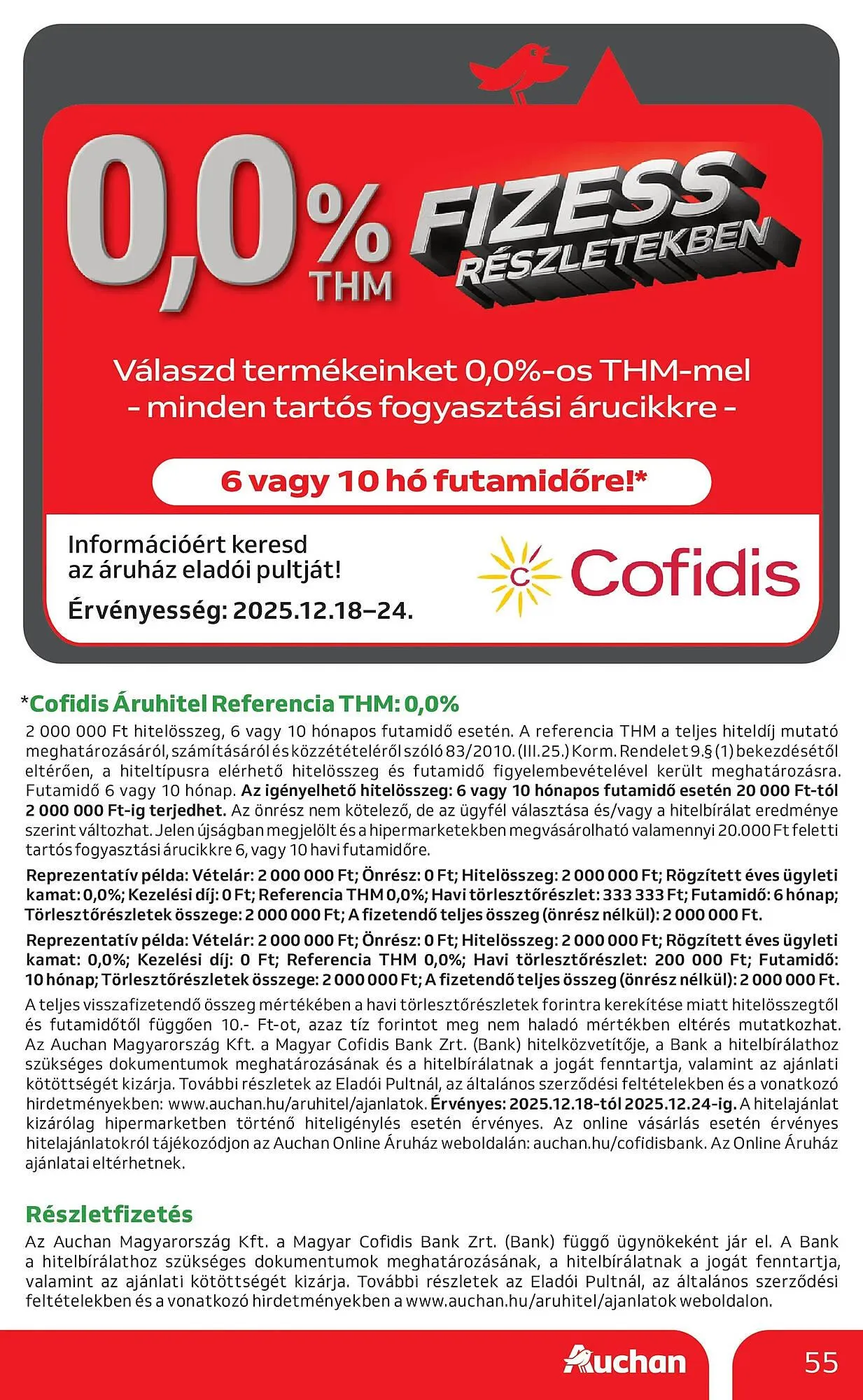 Katalógus Auchan akciós újság december 18.-tól december 24.-ig 2025. - Oldal 55