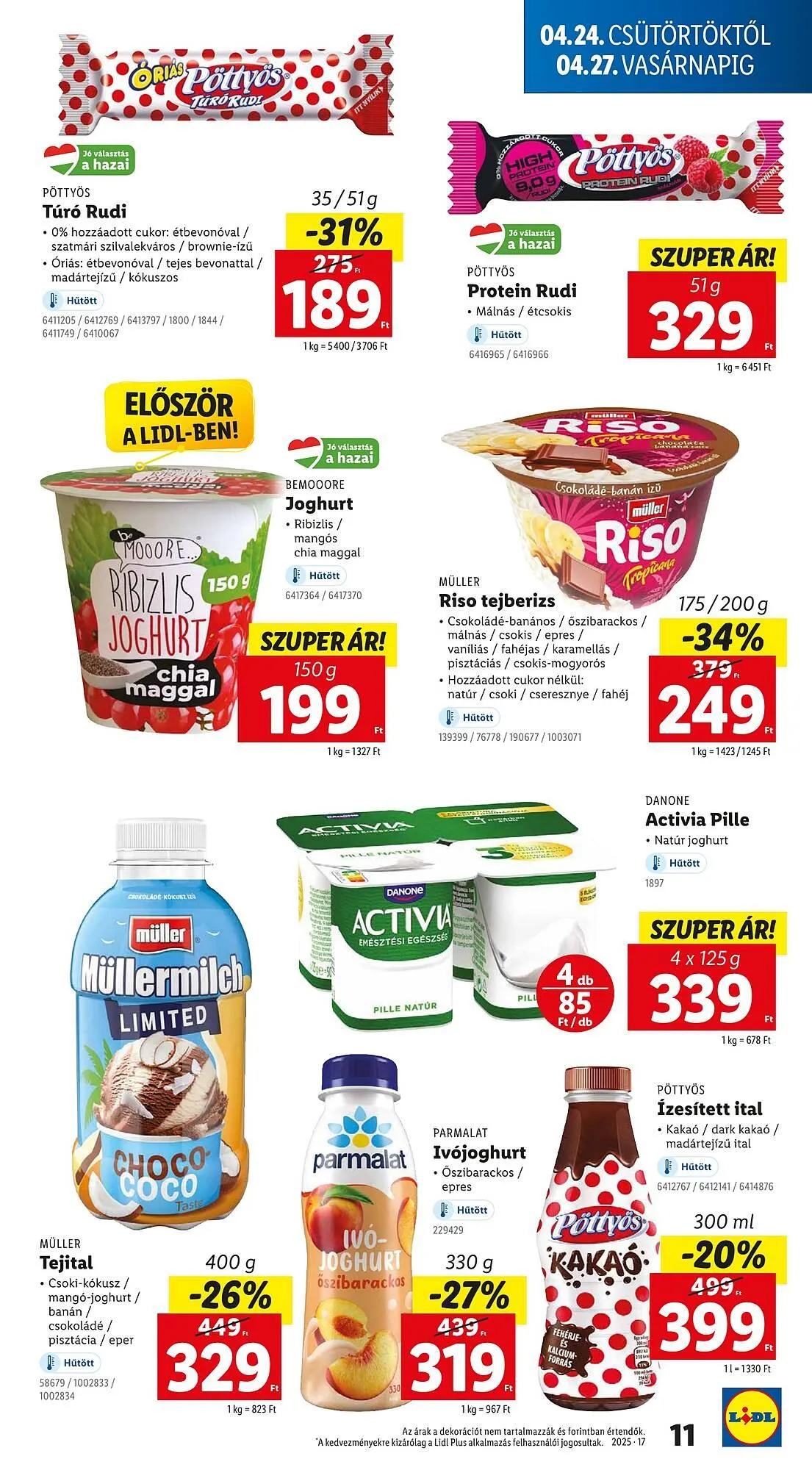 Katalógus Lidl akciós újság április 24.-tól április 29.-ig 2025. - Oldal 11