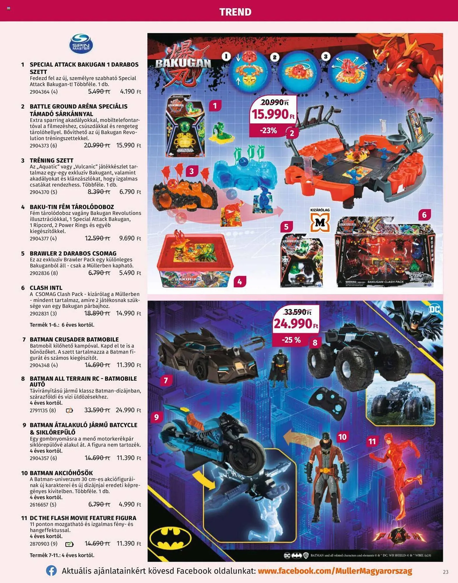 Katalógus Müller akciós újság október 30.-tól december 31.-ig 2023. - Oldal 23