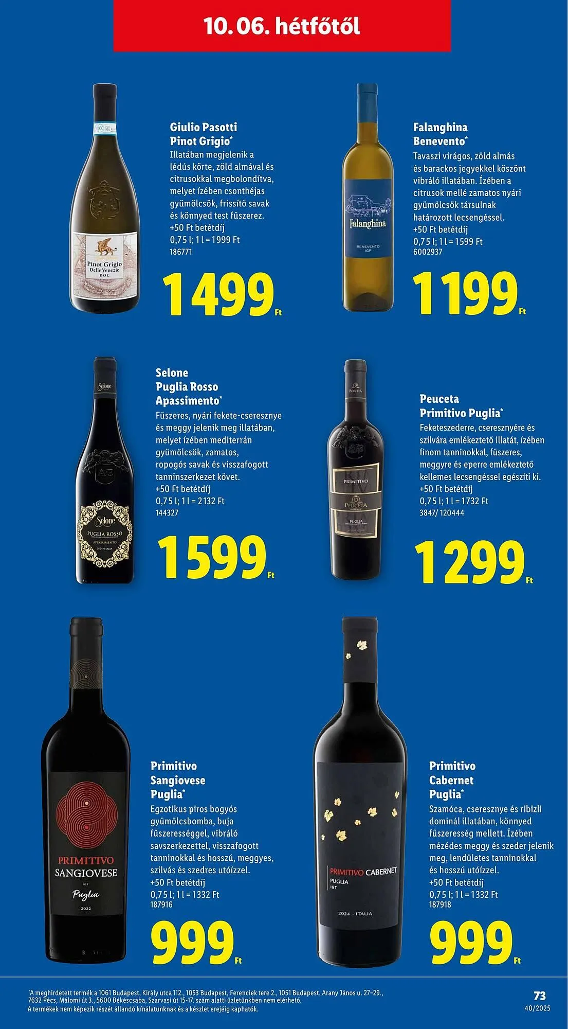 Katalógus Lidl akciós újság október 2.-tól október 8.-ig 2025. - Oldal 73