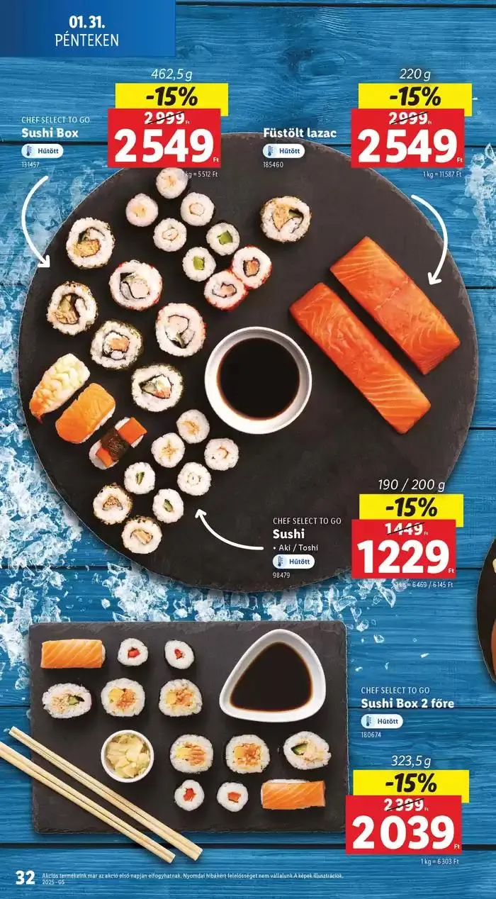 Katalógus Akciós újság – 05. hét január 30.-tól február 5.-ig 2025. - Oldal 32