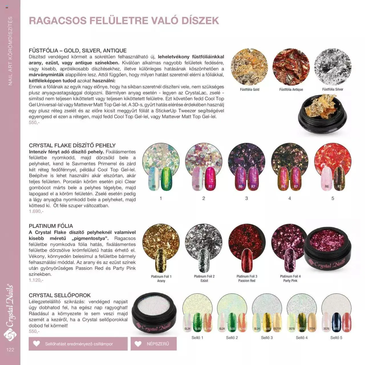 Katalógus Crystal Nails - Nagykatalógus 22/23 március 8.-tól december 31.-ig 2023. - Oldal 122
