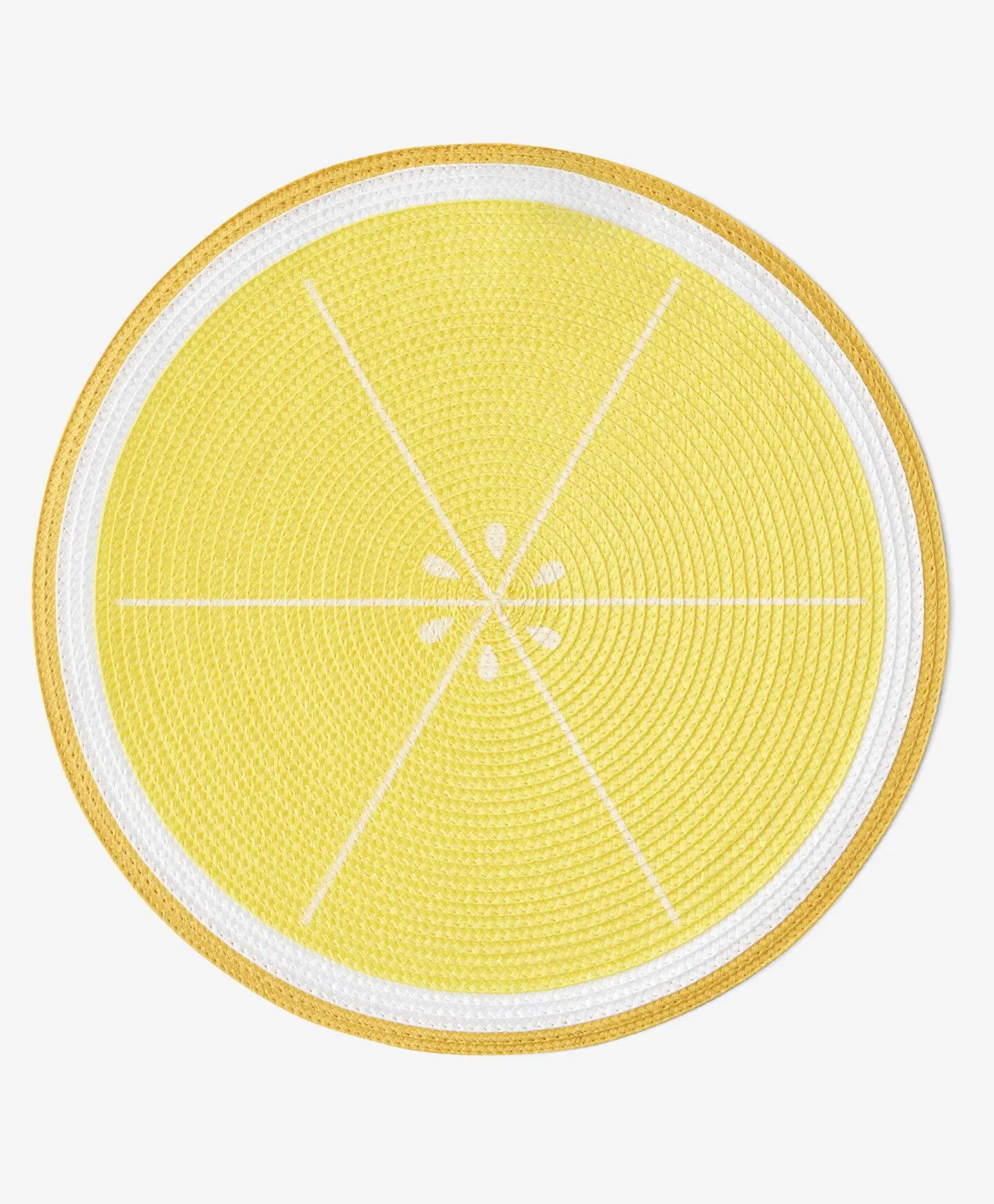 citrom alakú tányéralátét