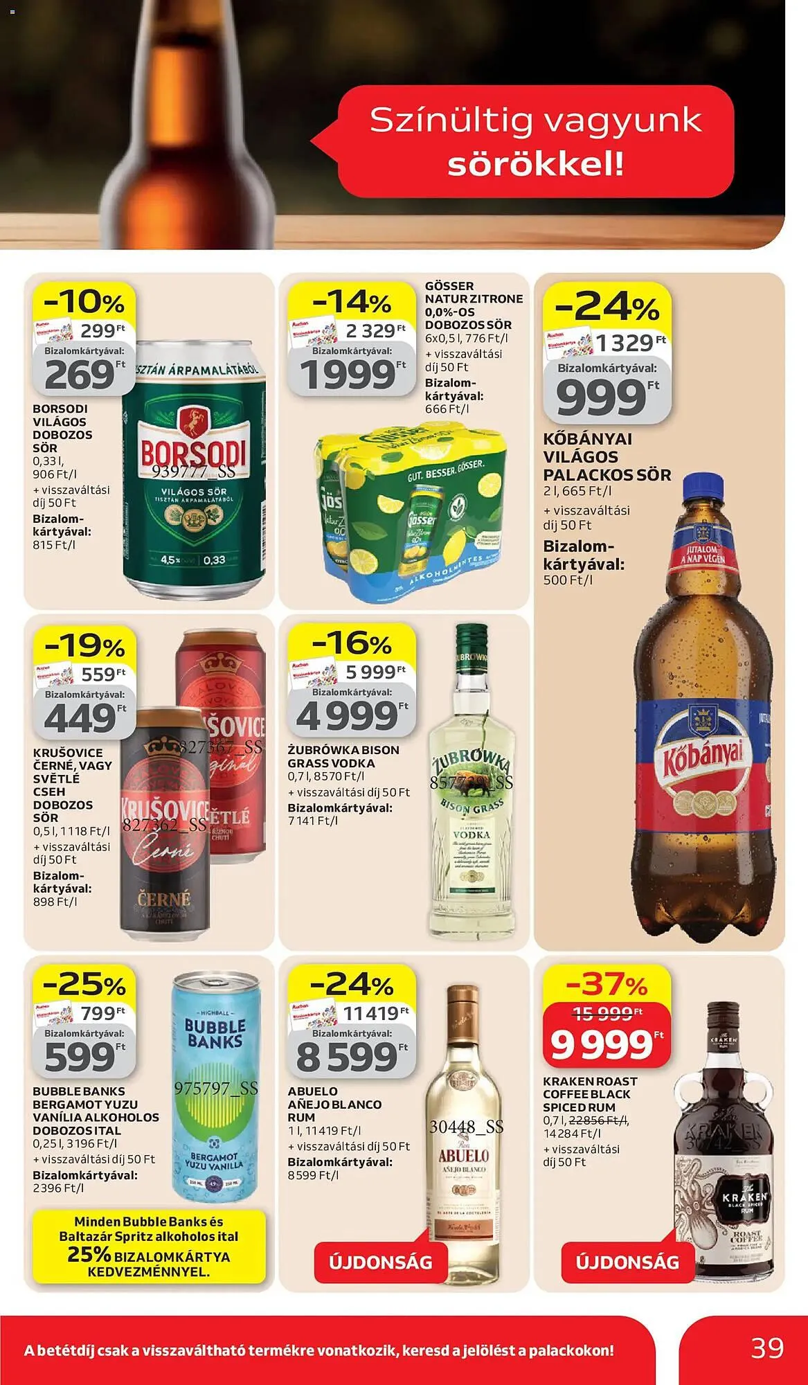 Katalógus Auchan akciós újság március 26.-tól április 8.-ig 2026. - Oldal 39