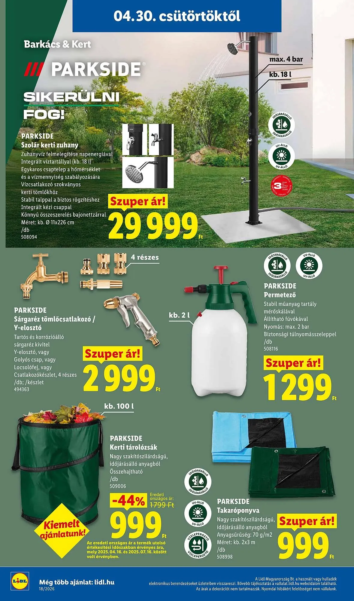 Katalógus Lidl akciós újság április 30.-tól május 6.-ig 2026. - Oldal 10