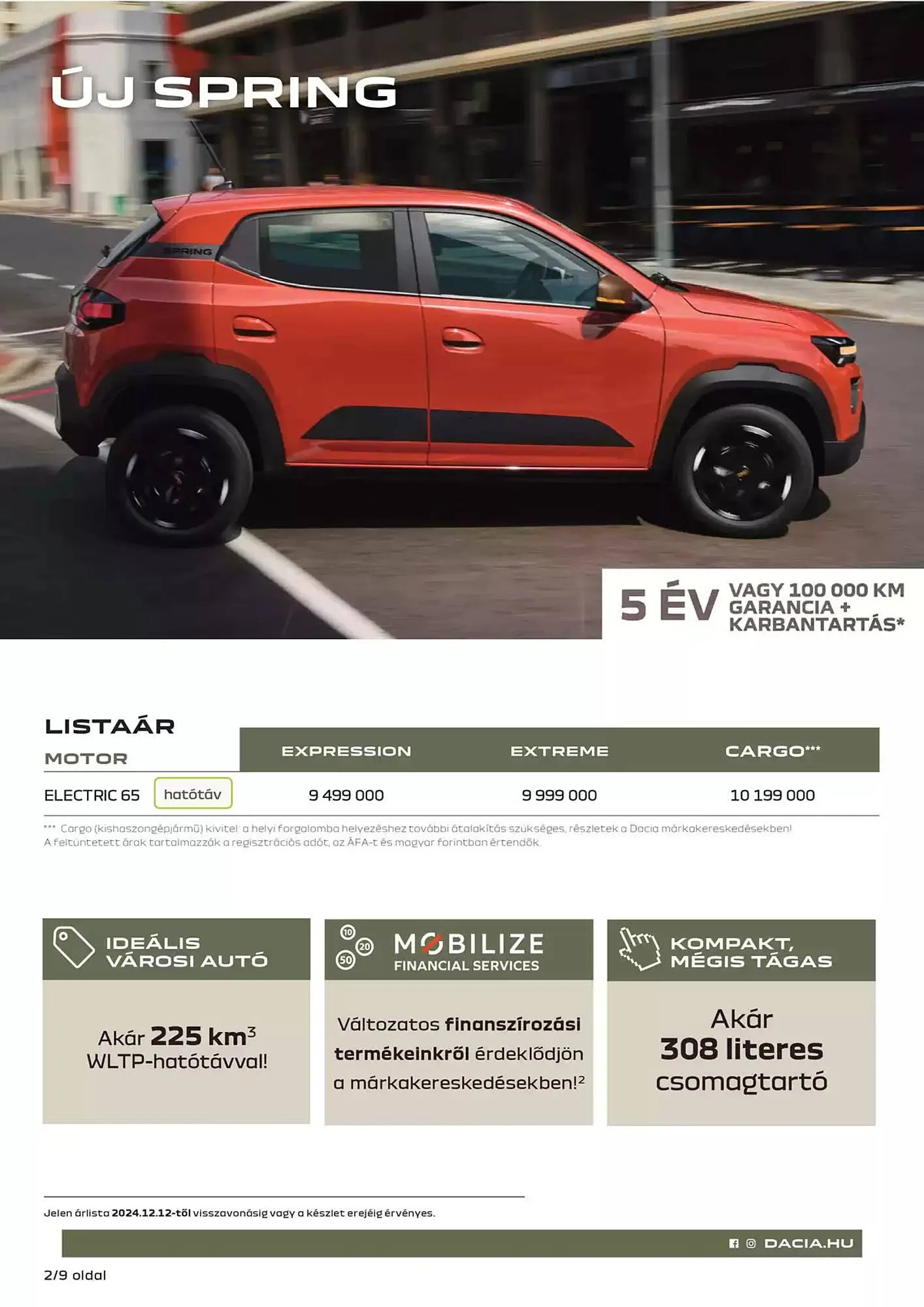 Katalógus Dacia akciós újság január 6.-tól június 30.-ig 2025. - Oldal 2