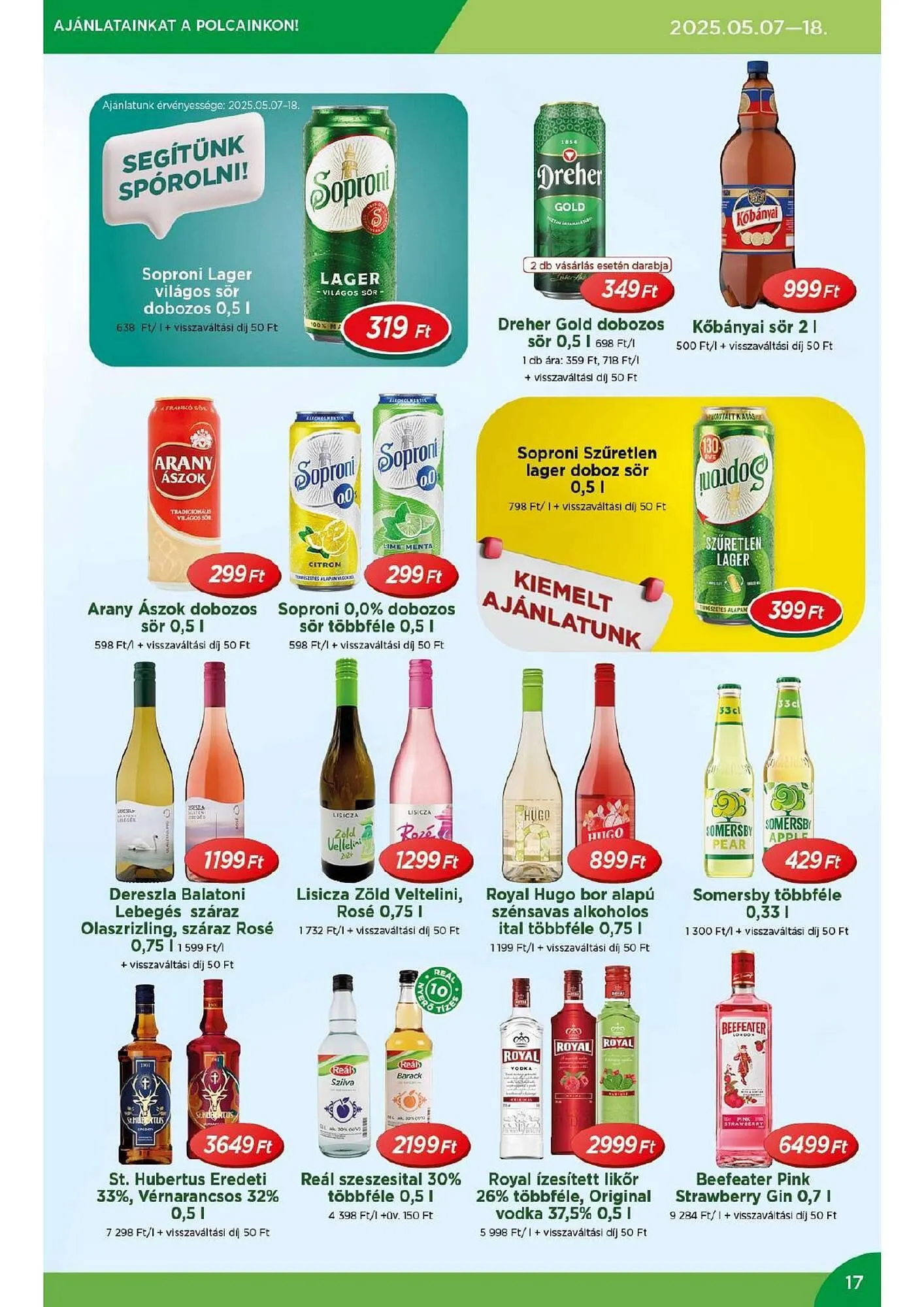 Katalógus Real akciós újság május 7.-tól május 18.-ig 2025. - Oldal 17
