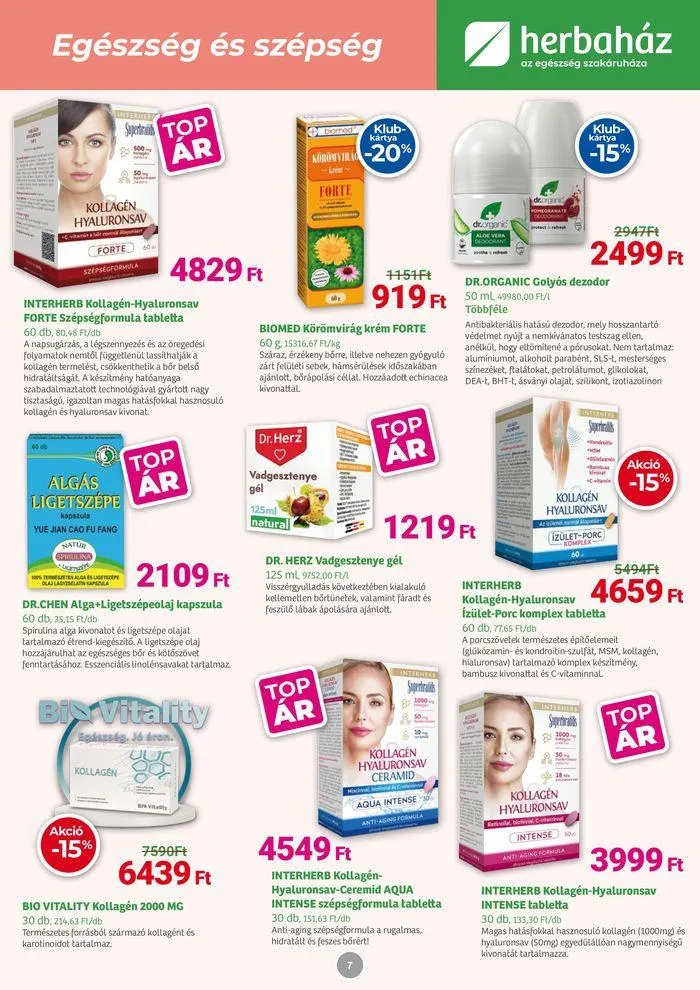 Katalógus Herbaház Magazin július 1.-tól augusztus 4.-ig 2024. - Oldal 7