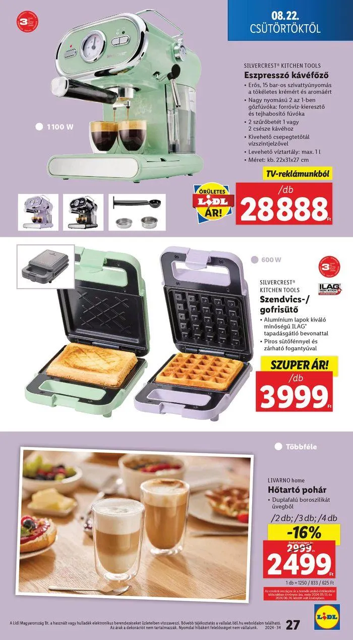 Katalógus Akciós újság – 34. hét augusztus 22.-tól augusztus 28.-ig 2024. - Oldal 27