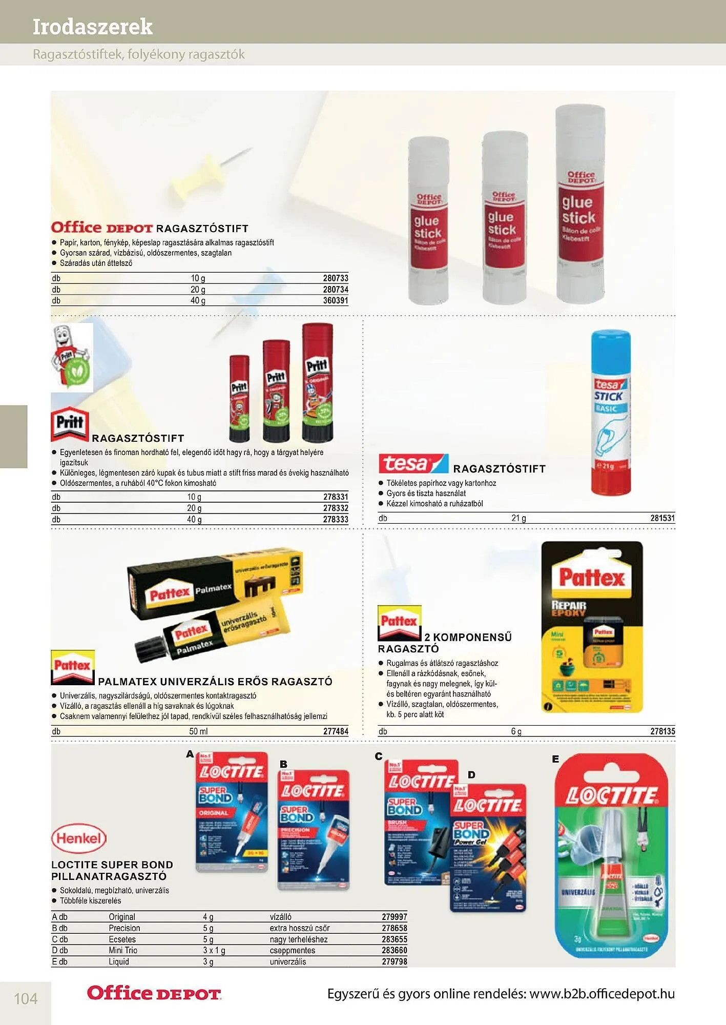 Katalógus Office Depot akciós újság május 9.-tól december 31.-ig 2026. - Oldal 104