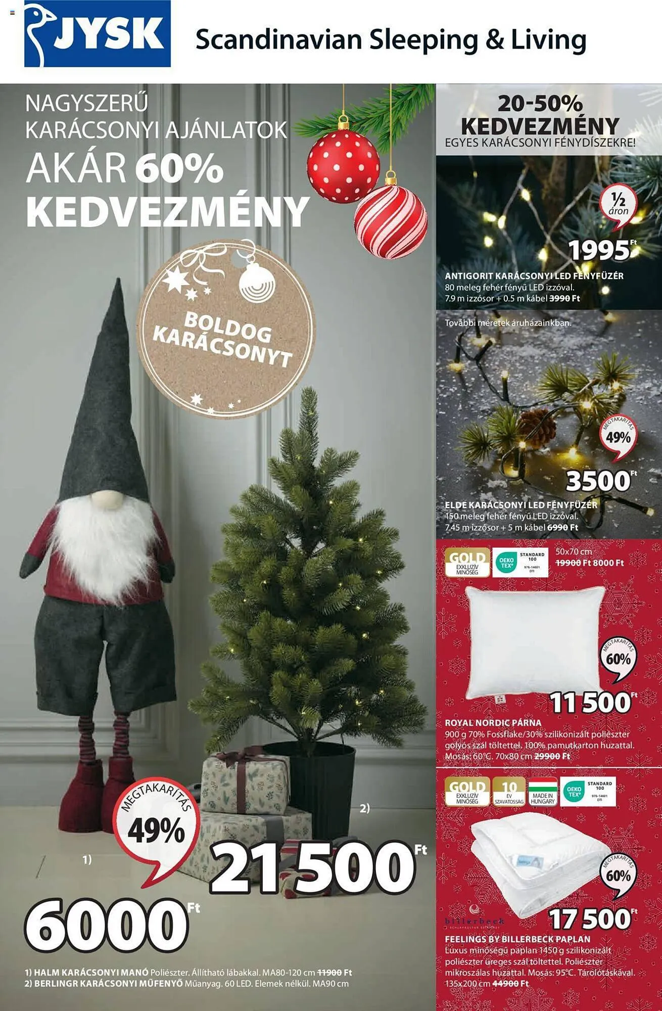 Katalógus JYSK akciós újság november 27.-tól december 26.-ig 2023. - Oldal 1