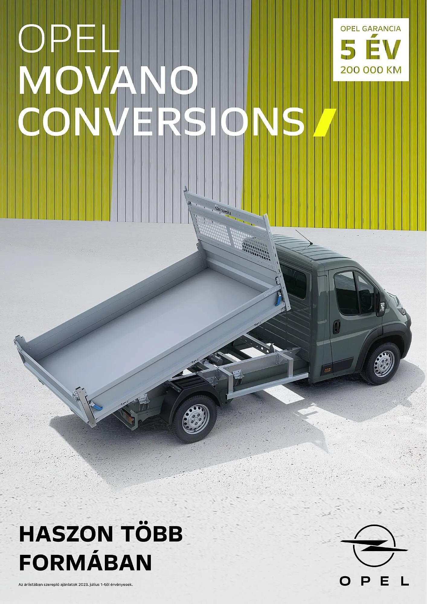 Katalógus Opel Movano Conversions akciós újság július 5.-tól december 31.-ig 2024. - Oldal 1