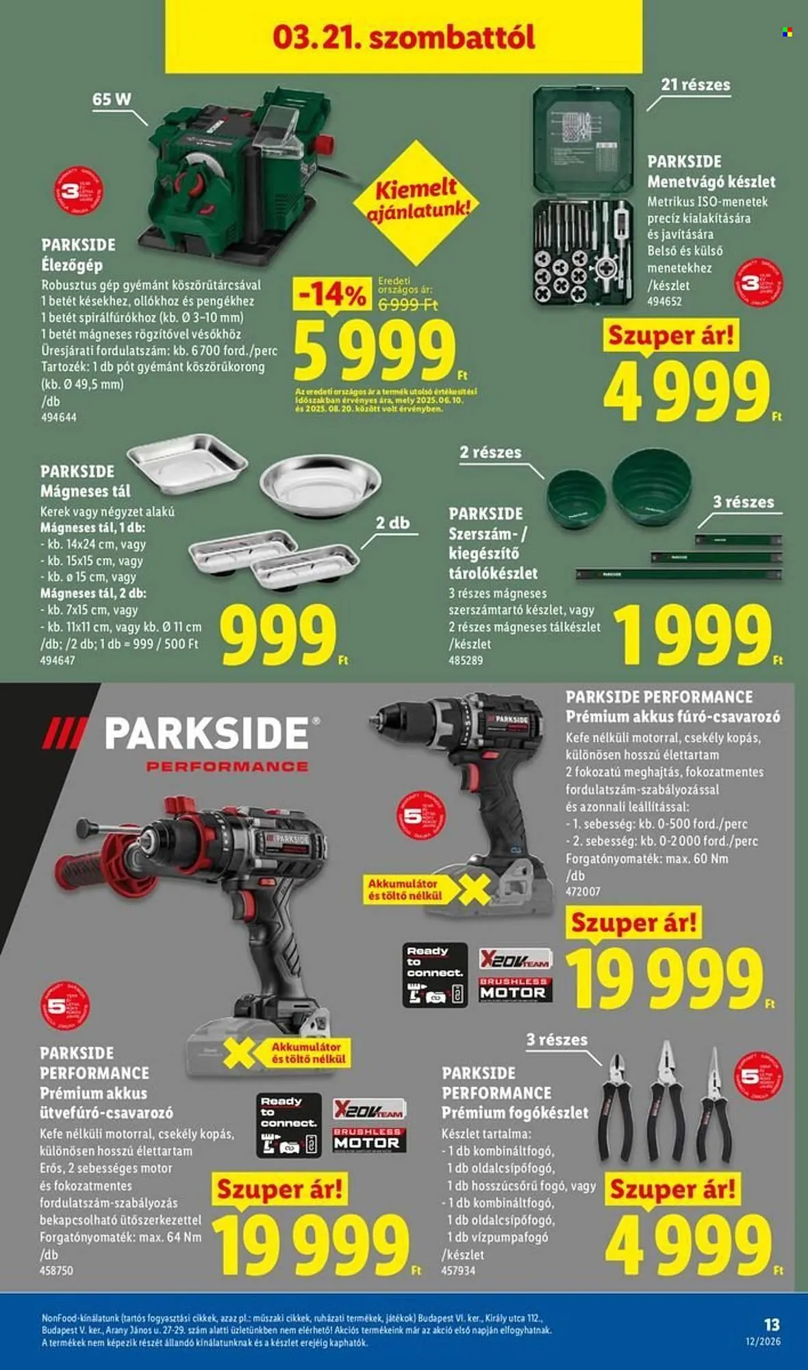 Katalógus Lidl akciós újság március 19.-tól március 25.-ig 2026. - Oldal 13