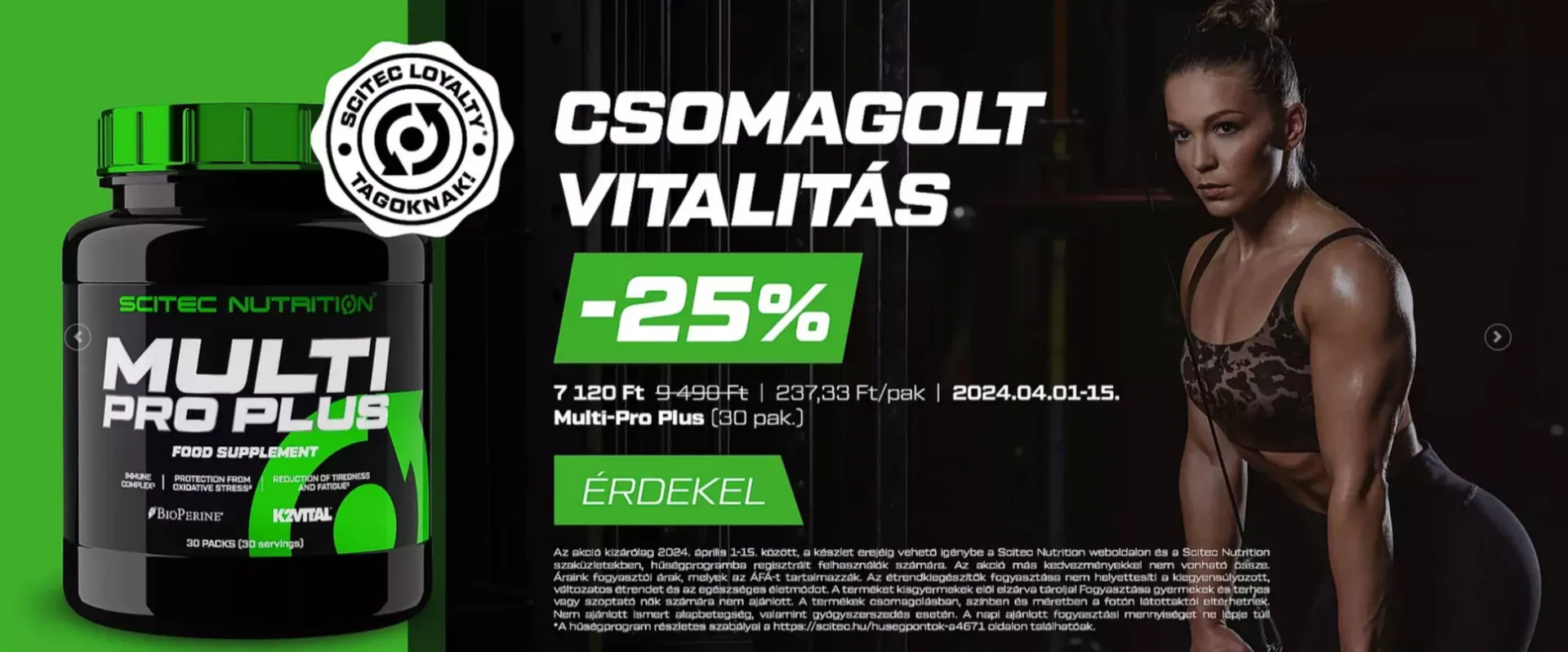 Katalógus Scitec Nutrition akciós újság április 1.-tól április 15.-ig 2024. - Oldal 