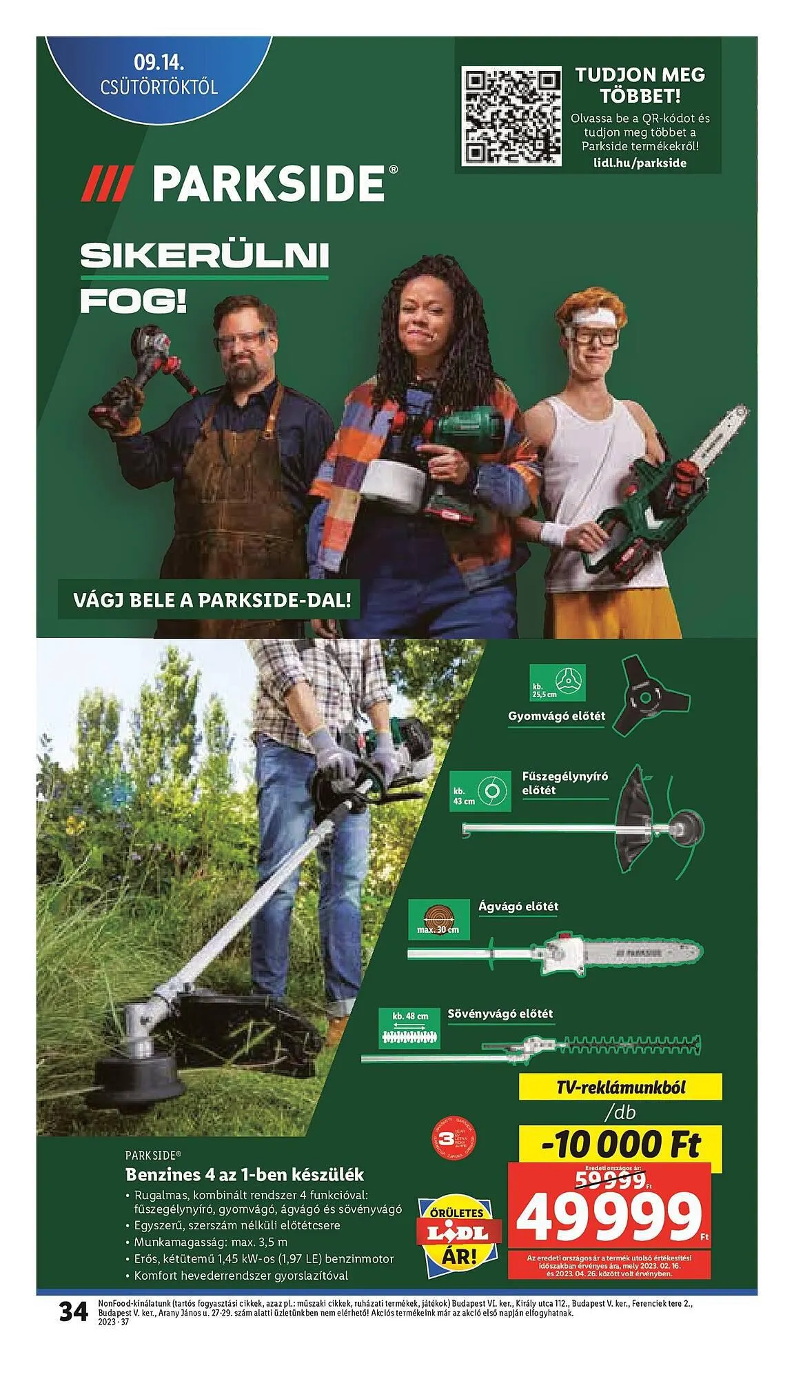 Katalógus Lidl akciós újság szeptember 14.-tól szeptember 20.-ig 2023. - Oldal 34