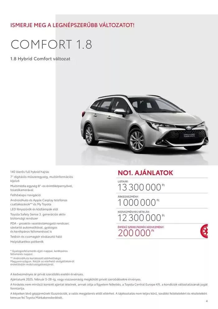 Katalógus Toyota Corolla TS február 6.-tól február 6.-ig 2026. - Oldal 4