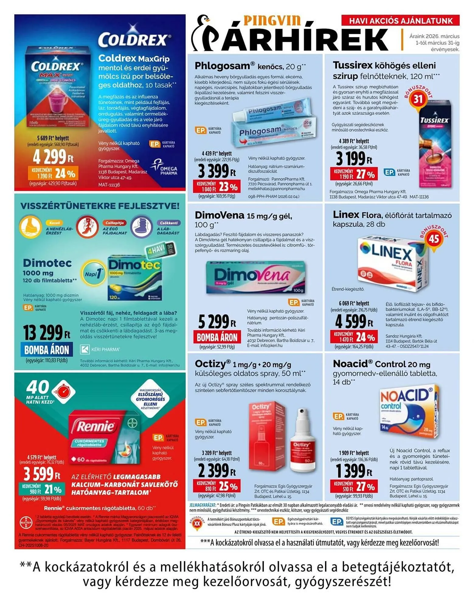 Katalógus Pingvin Patika akciós újság március 1.-tól március 31.-ig 2026. - Oldal 8