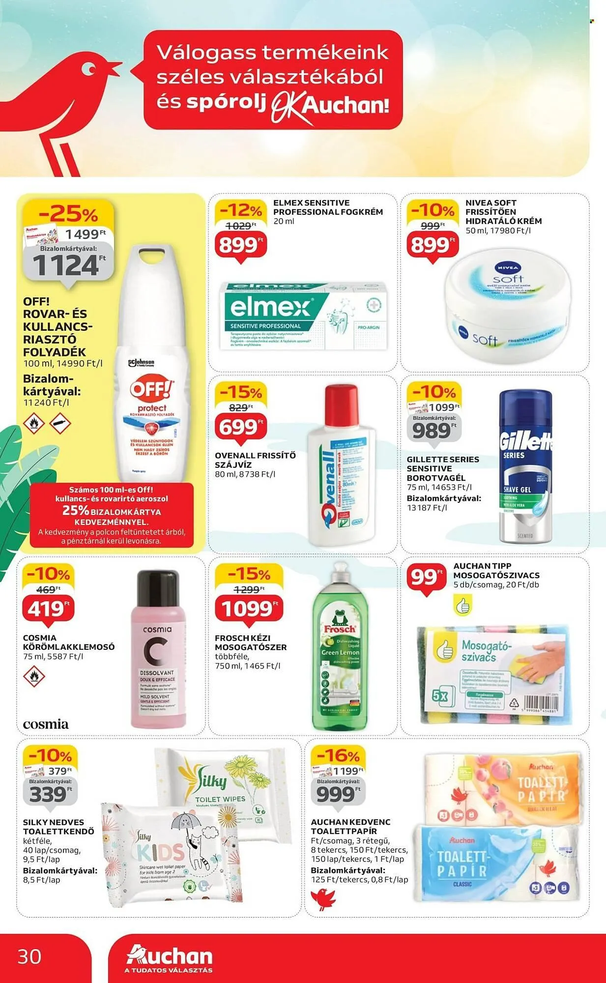 Katalógus Auchan akciós újság június 12.-tól július 16.-ig 2025. - Oldal 30