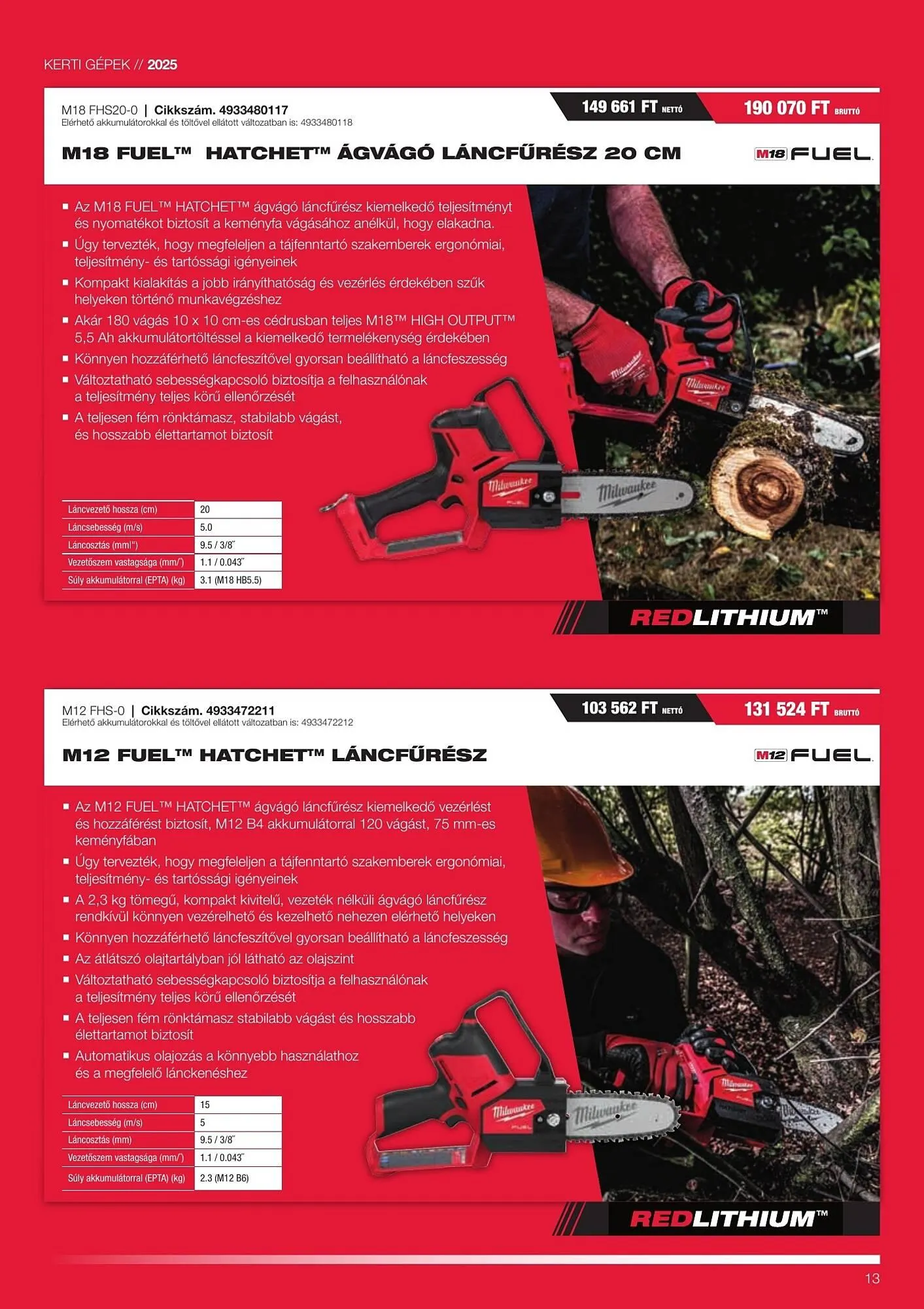 Katalógus Milwaukee akciós újság szeptember 16.-tól december 31.-ig 2025. - Oldal 13