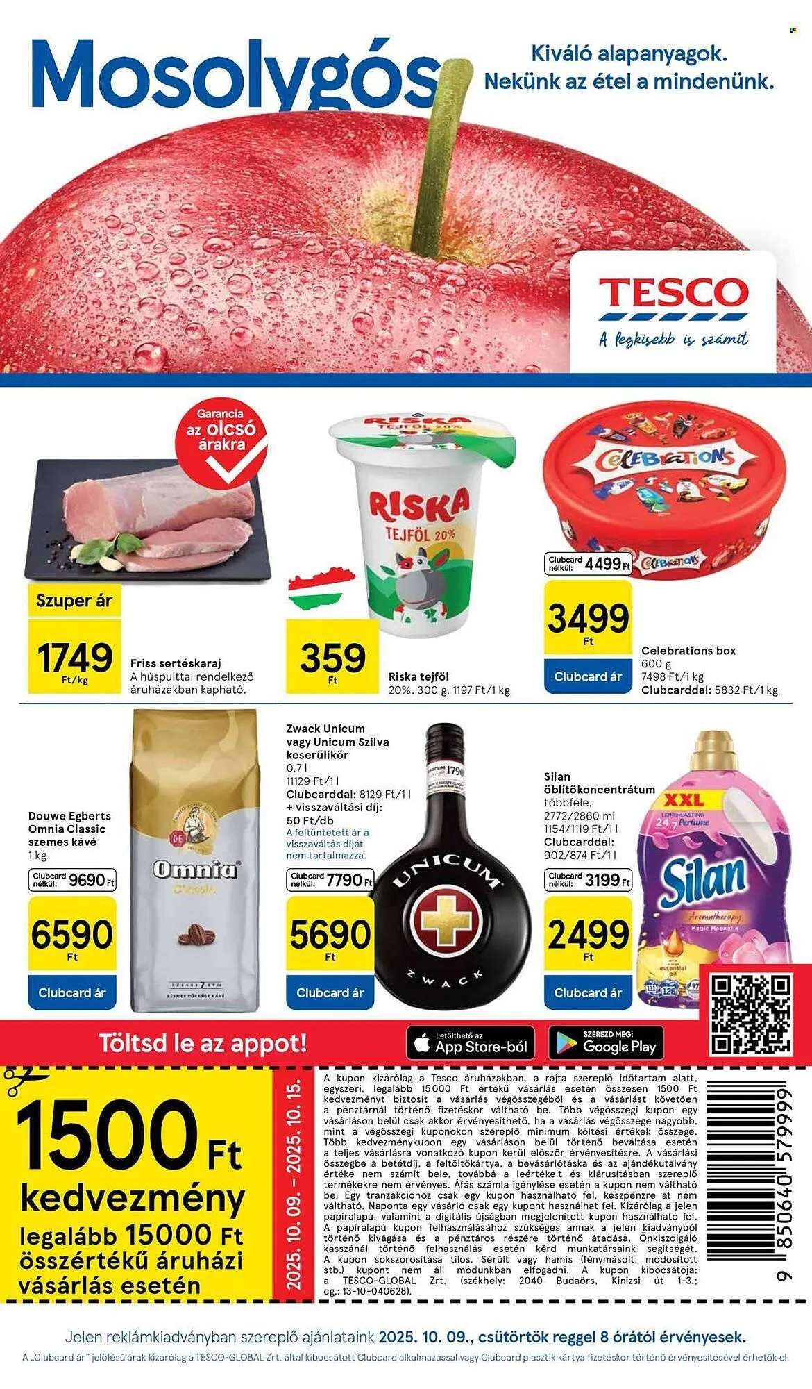 Katalógus Tesco akciós újság október 9.-tól október 16.-ig 2025. - Oldal 1