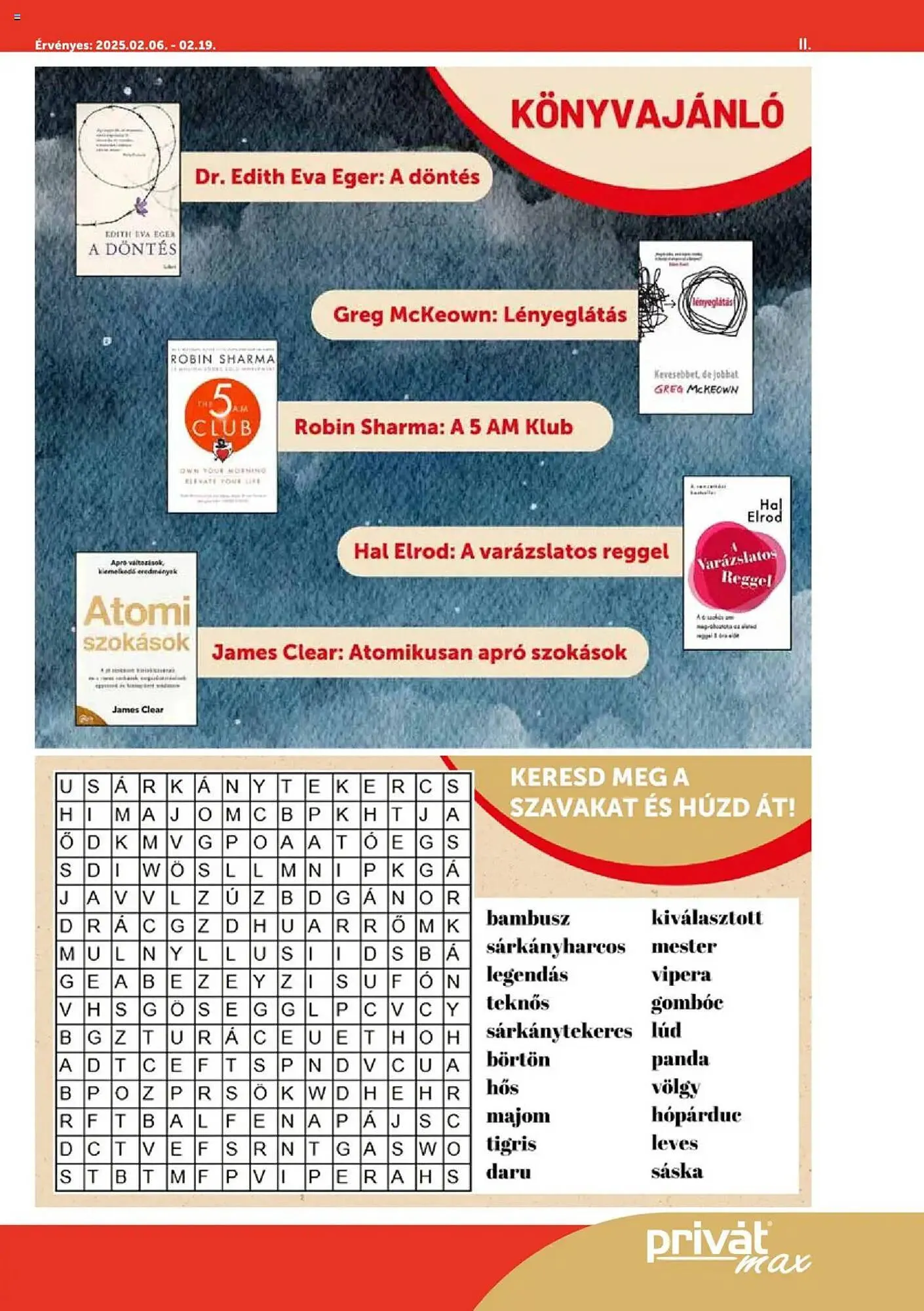 Katalógus PRIVÁT akciós újság február 6.-tól február 19.-ig 2025. - Oldal 11