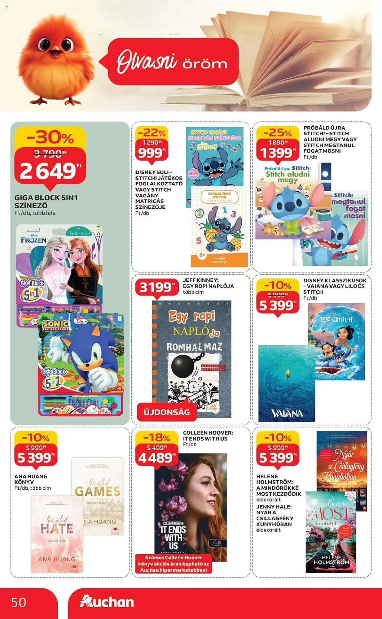 Katalógus Auchan akciós újság szeptember 4.-tól szeptember 10.-ig 2025. - Oldal 50