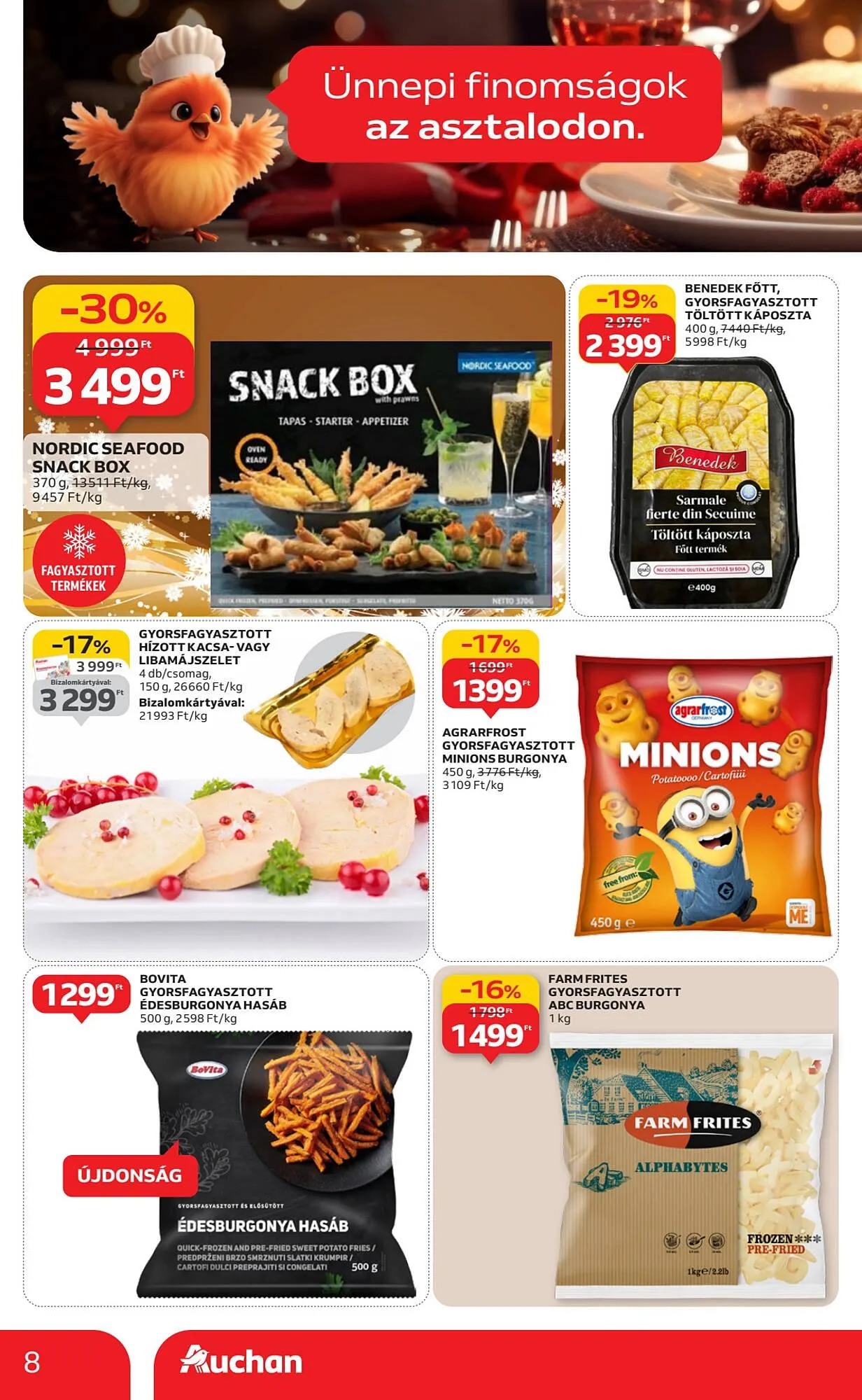 Katalógus Auchan akciós újság november 20.-tól december 24.-ig 2025. - Oldal 8