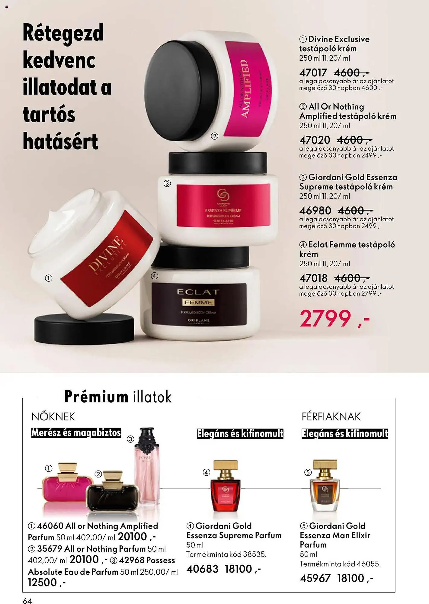 Katalógus Oriflame katalógus október 22.-tól november 11.-ig 2025. - Oldal 64