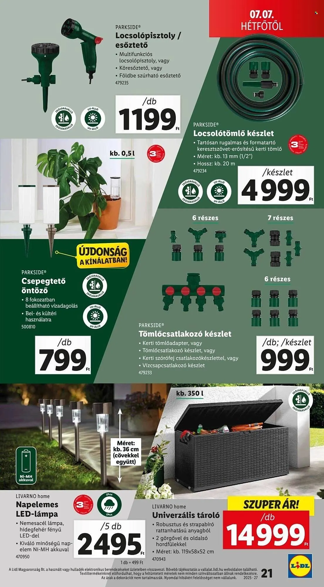 Katalógus Lidl akciós újság július 3.-tól július 9.-ig 2025. - Oldal 20