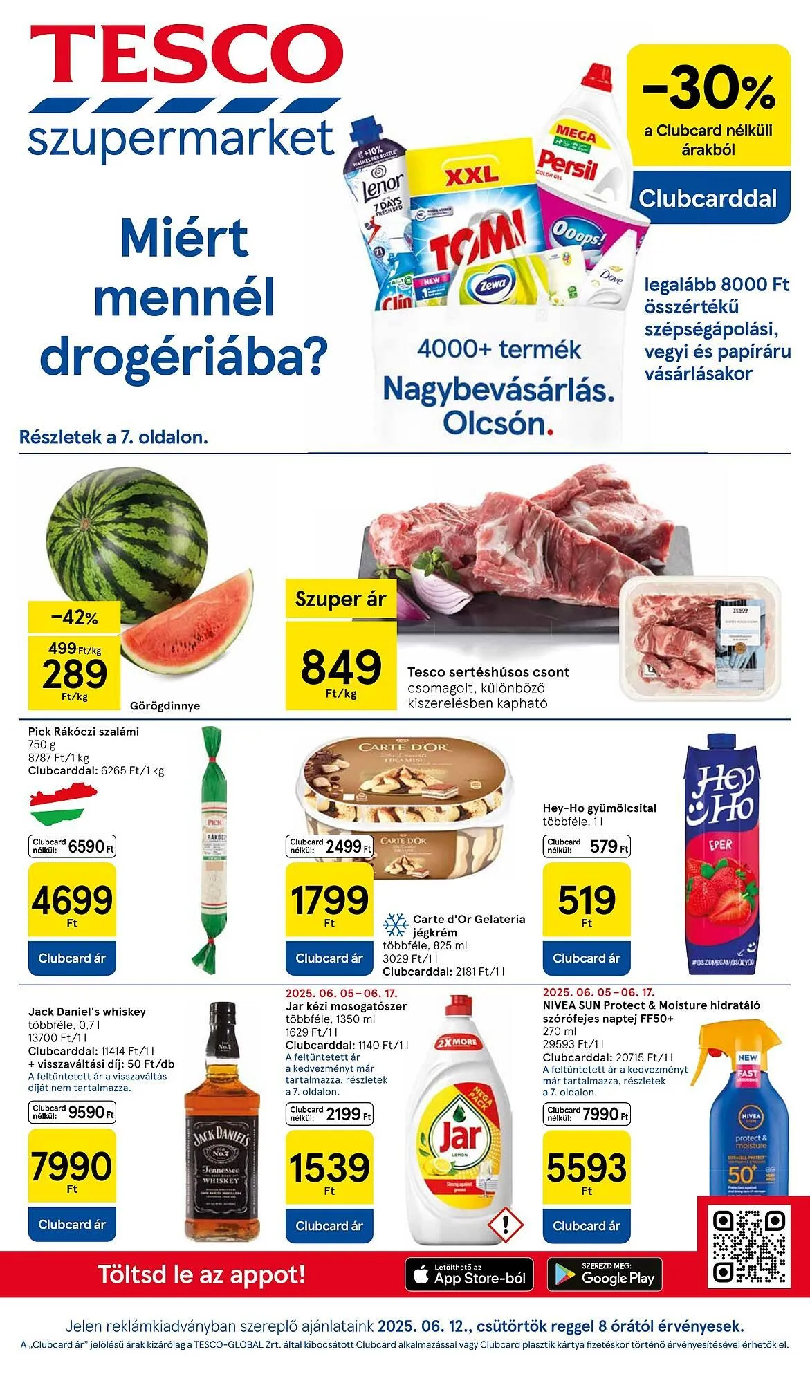 Katalógus Tesco akciós újság június 12.-tól június 18.-ig 2025. - Oldal 1