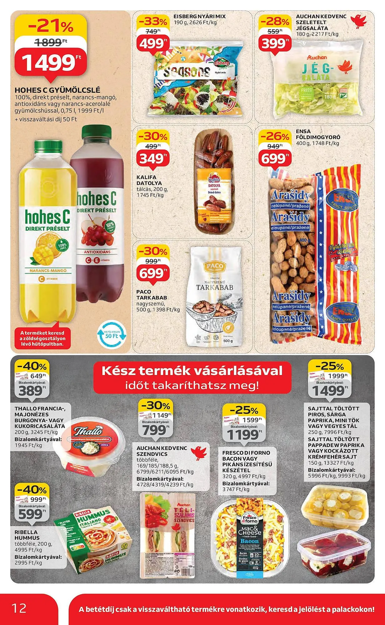 Katalógus Auchan akciós újság július 31.-tól augusztus 6.-ig 2025. - Oldal 12