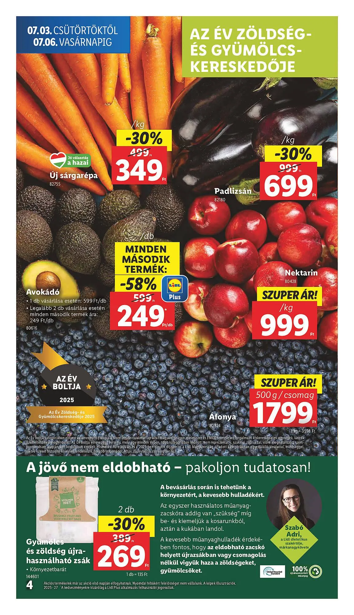 Katalógus Lidl akciós újság július 3.-tól július 9.-ig 2025. - Oldal 4