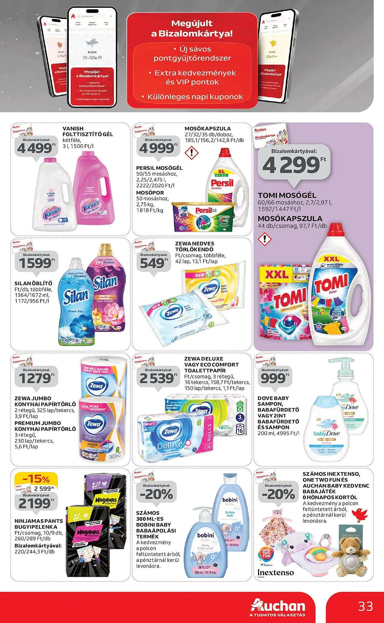 Katalógus Auchan akciós újság május 2.-tól május 7.-ig 2025. - Oldal 33