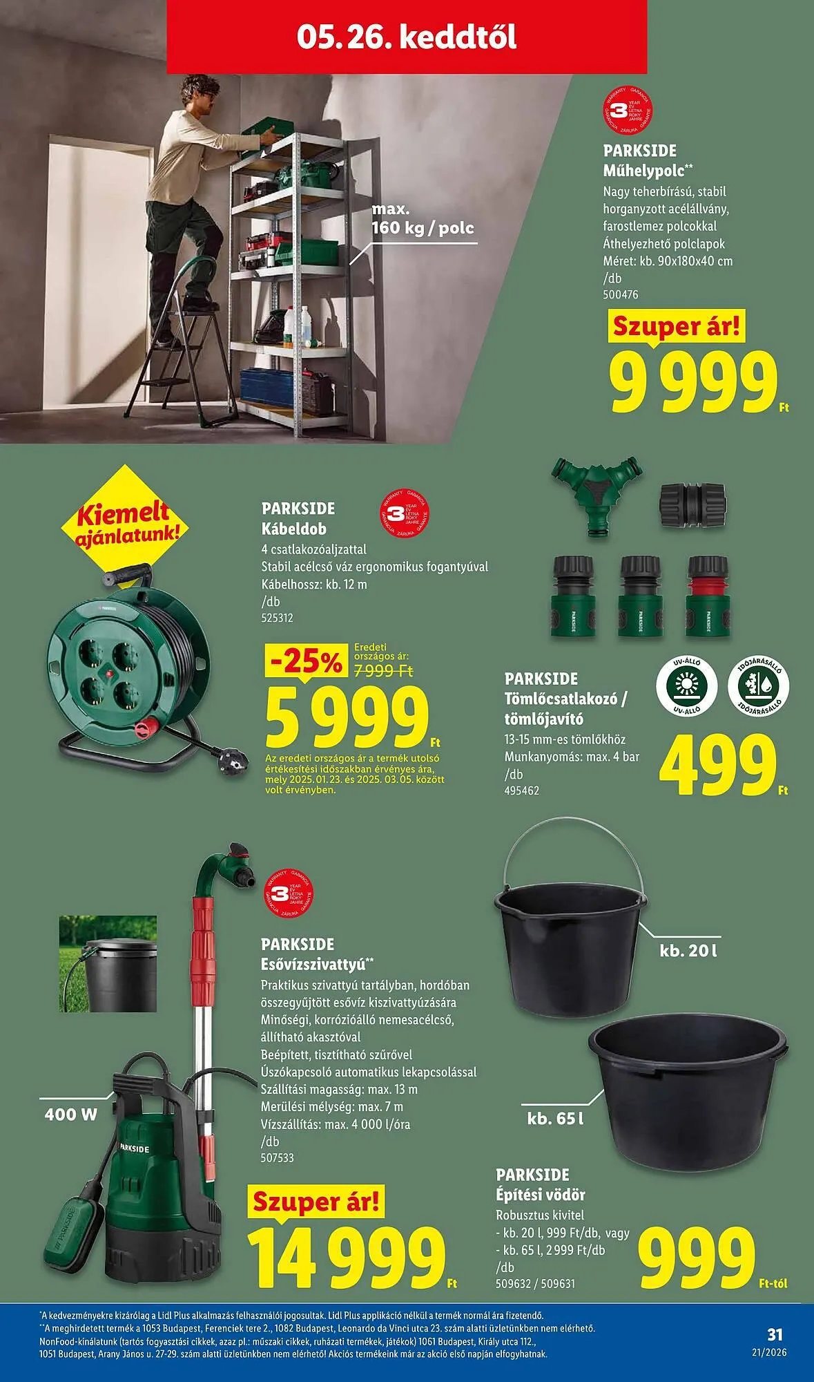 Katalógus Lidl akciós újság május 21.-tól május 27.-ig 2026. - Oldal 31