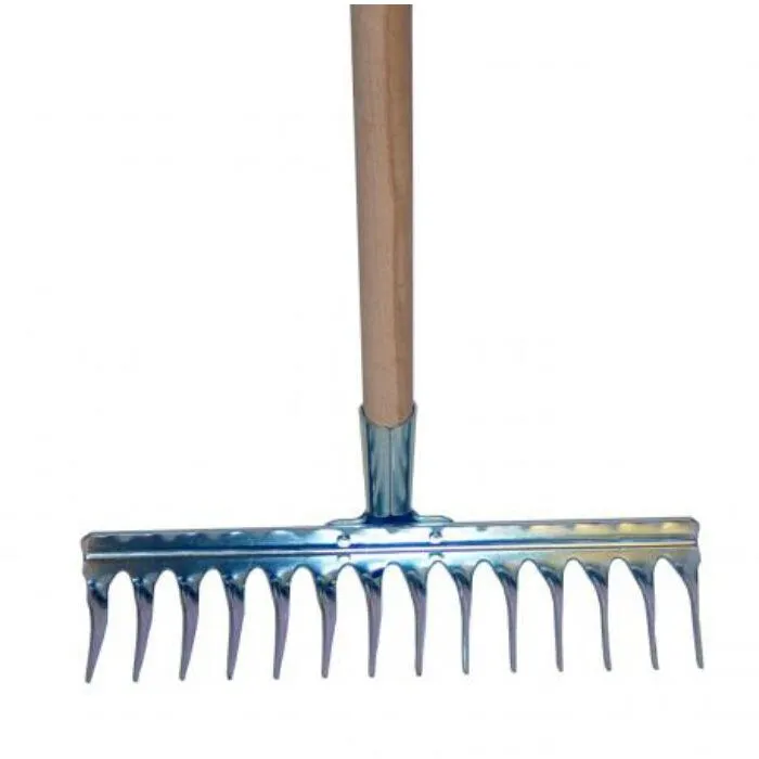 Gyeplazító horganyzott 14 fogú nyelezett