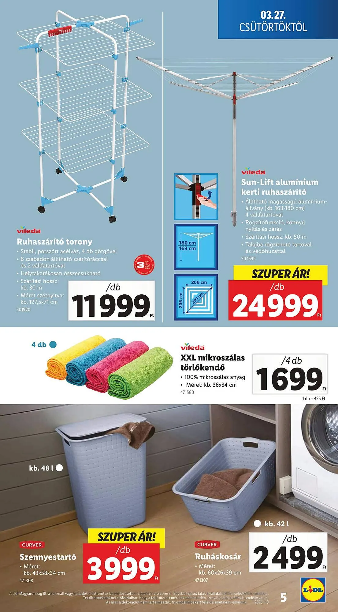 Katalógus Lidl akciós újság március 27.-tól április 2.-ig 2025. - Oldal 5
