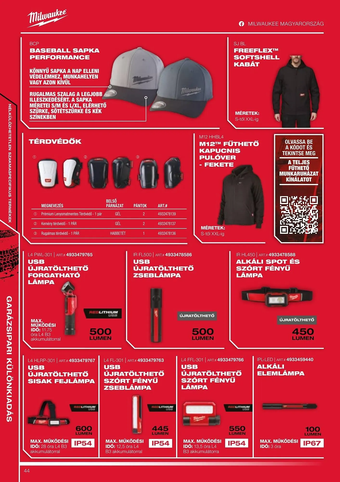 Katalógus Milwaukee akciós újság szeptember 16.-tól december 31.-ig 2025. - Oldal 44