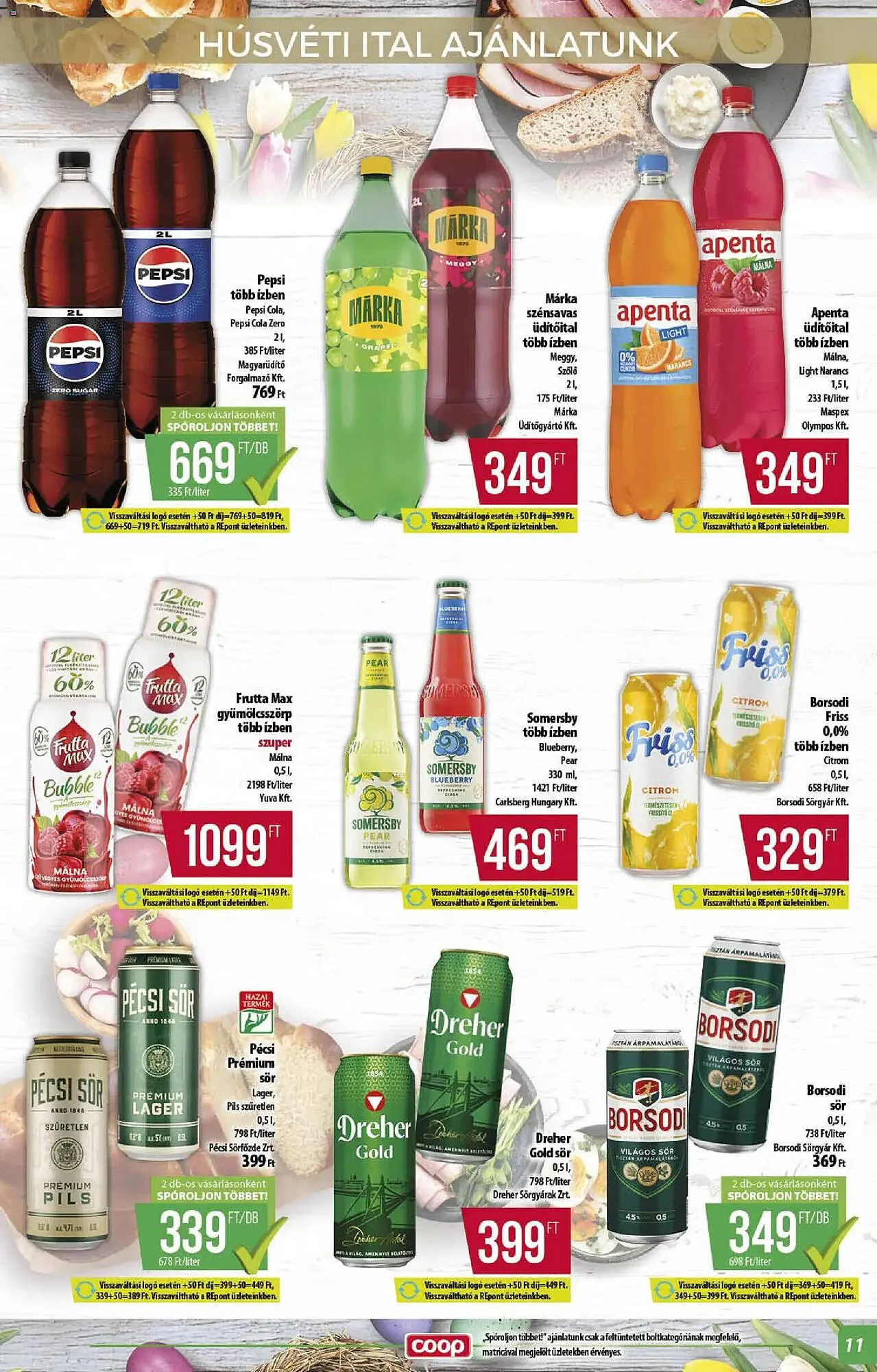 Katalógus Coop akciós újság március 26.-tól április 4.-ig 2026. - Oldal 11