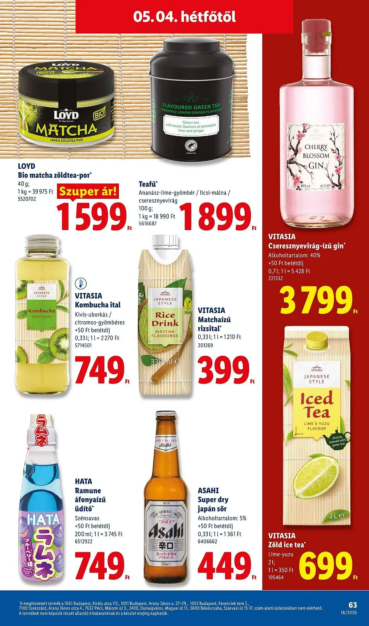 Katalógus Lidl akciós újság április 30.-tól május 6.-ig 2026. - Oldal 63