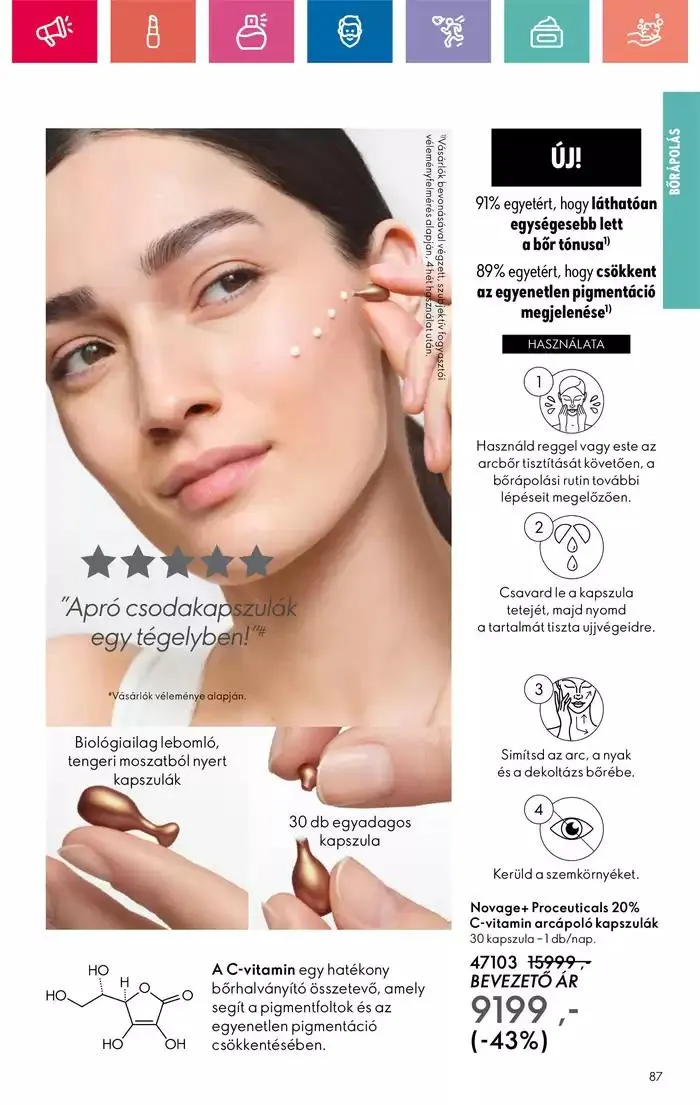 Katalógus ORIFLAME akciós október 20.-tól november 3.-ig 2024. - Oldal 87
