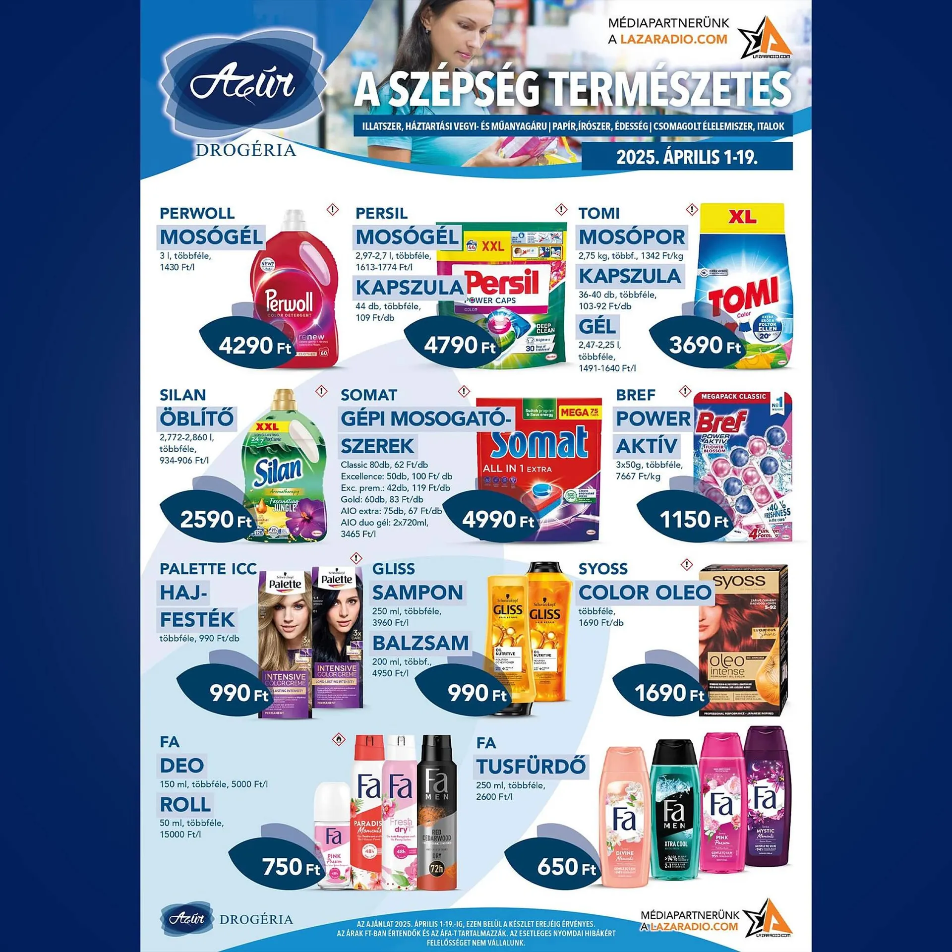 Katalógus Azúr akciós újság április 1.-tól április 19.-ig 2025. - Oldal 1