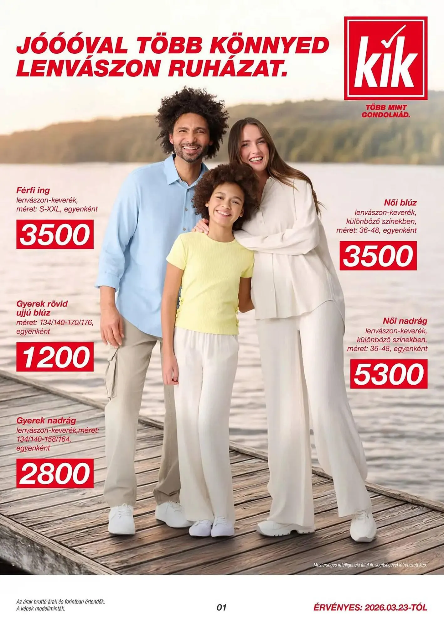 Katalógus Kik akciós újság március 23.-tól április 19.-ig 2026. - Oldal 1