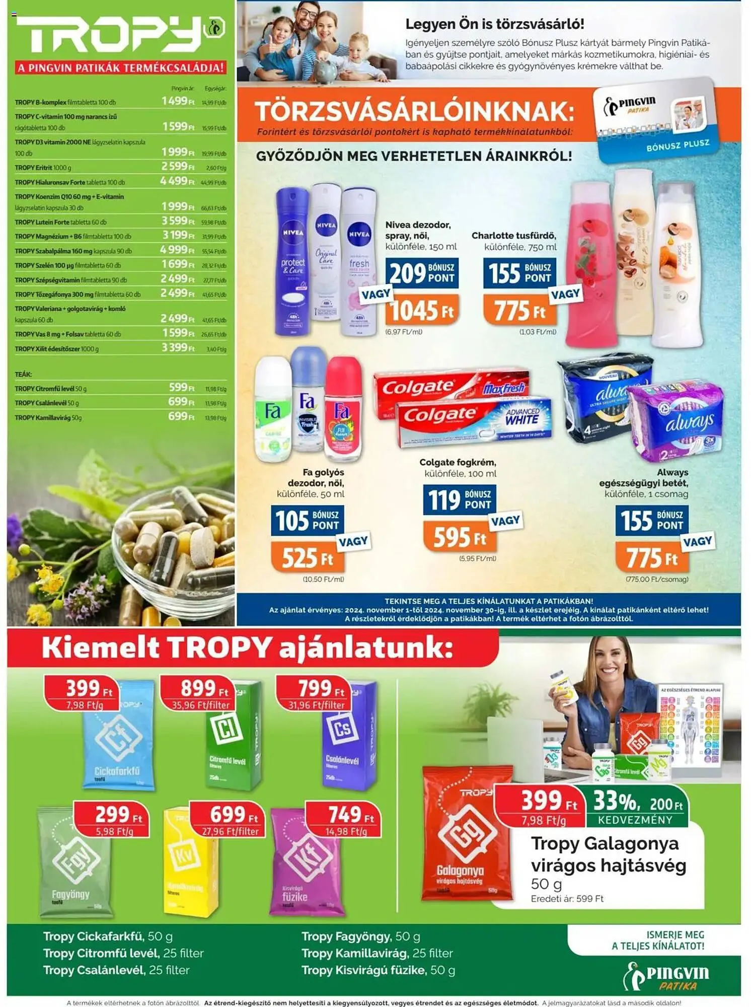 Katalógus Pingvin Patika akciós újság november 1.-tól november 30.-ig 2024. - Oldal 4